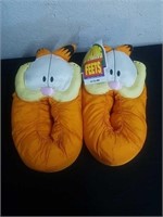 Vintage adult size extra large Garfield slippers