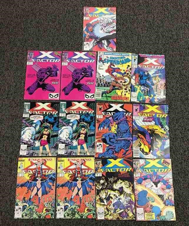 Group Of 13 Marvel Comic Books