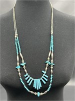 925 Silver and Turquoise Necklace
Tw 33.7g