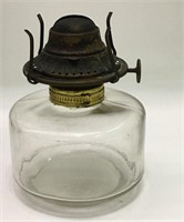 P & A Glass Oil Lamp Base