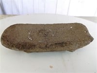 Stone Pillow with Legs & Museum Catalog Mark 9572