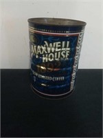 Small vintage Maxwell house can