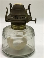 Glass Oil Lamp Base