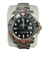 ROLEX GMT MASTER II ROOTBEER SS & 18KRG 40MM