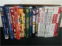Group of DVD seasons movies and series