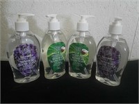 Four new 12 oz bottles of mineral hand soap