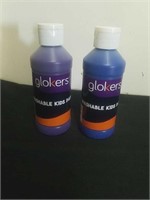 Two new 8 oz bottles of blue and purple kids