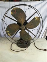 Antique Emerson Brass Blade 3-Speed Fan
