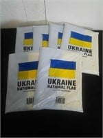 Six new 3x 5 ft Ukraine national flags
