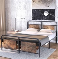 12 Inch Queen Bed Frame, Metal Platform