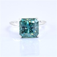 APPR $3000 Moissanite Ring 3 Ct 925 Silver