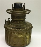 Fostoria Brass Oil Lamp Base