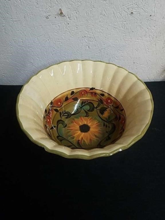 13x 6 in Certified International decorative Bowl