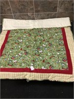 Quilted baby quilt