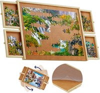 Wooden Jigsaw Puzzle Table - 35 X 28  4 Drawers