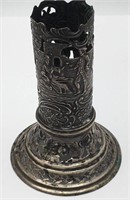 English Hallmarked Sterling Silver Candle Stand