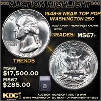 ***Auction Highlight*** 1948-s Washington Quarter