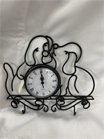 Lot of 6 doggie battery operated wall clocks