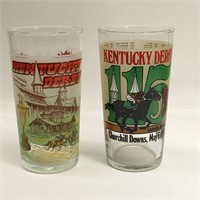 Two Kentucky Derby Glasses, 1978 & 1989