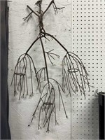 Unique weeping willow themed beaded and metal
