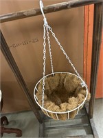 Set of 4 Coco Moss fiber lined hanging planters