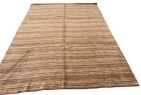 INDIAN STRIPED SURAT HAND WOVEN RUG