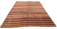 INDIAN STRIPED SURAT HAND WOVEN RUG