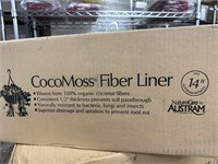 Case of 18 CocoMoss Fiber Liner 20” for hanging