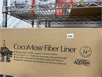 Case of 18 CocoMoss 20” fiber liners for 14”