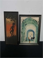 Vintage 6.5 x 16 inch and 10.25 x 15 in pictures