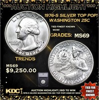 ***Auction Highlight*** 1976-s Silver Washington Q