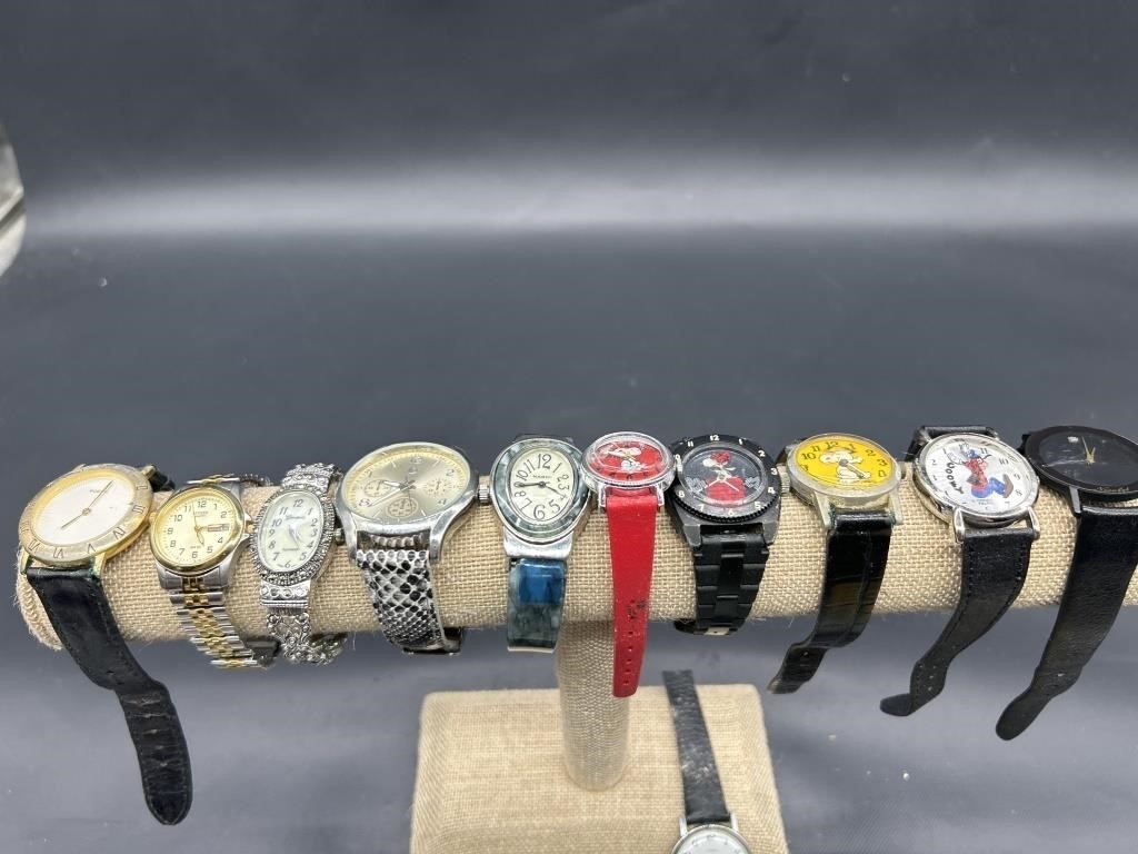 Women’s and men’s vintage watches