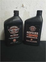 2 32 oz bottles of genuine Harley-Davidson 20/50