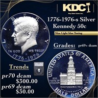 Proof 1776-1976-s Silver Kennedy Half Dollar 50c G