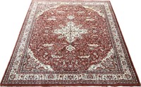 HAND KNOTTED PERSIAN MAHAL DESIGN RUG