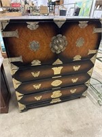 Oriental chest. 42” x 18” and 48 inches tall with