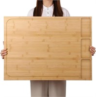 30 x 21in Extra Large Bamboo Cutting Board