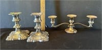 Metal candle holders