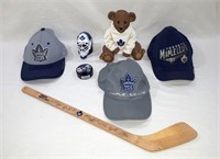 Toronto Maple Leafs lot w/ hats.