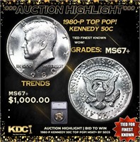 ***Auction Highlight*** 1980-p Eisenhower Dollar T