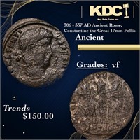 306 - 337 AD Ancient Rome, Constantine the Great 1