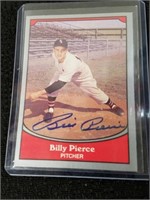 Billy Pierce baseball card 1990 inside protective