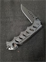 New 4.75 inch Black Tactical folder pocket knife