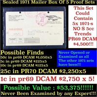 Original sealed box 5- 1971 United States Mint Pro