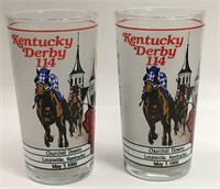 Two 1988 Kentucky Derby Glasses