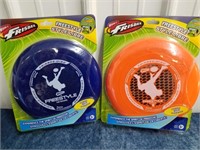 Two new freestyle frisbees