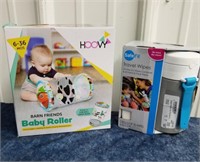 New baby roller with on the go travel wipes