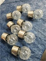 8 new crackle style solar lights hanging