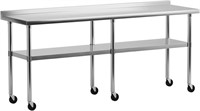 Stainless Steel Work Table 72"" x 24""