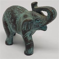 1995 PG Pewter Elephant Paperweight 2.5" Tall
